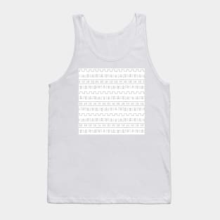 Line art aztec pattern Tank Top